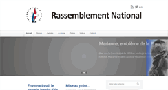 Desktop Screenshot of le-rassemblement-national.org
