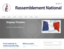 Tablet Screenshot of le-rassemblement-national.org